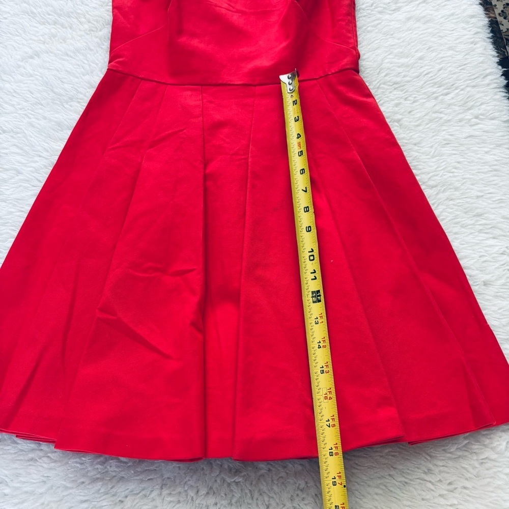RED Valentino RN# 43835 Red Pleated Dress size EU 38 US XS-S - Picture 8 of 15